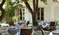 chateau de siran - terrasse du restaurant gastronomique ©chateau de siran